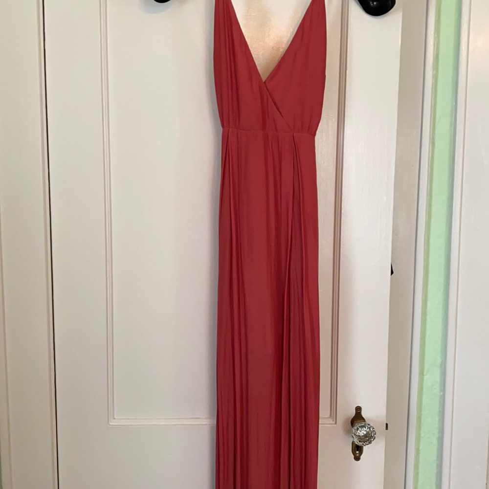Pink maxi dress